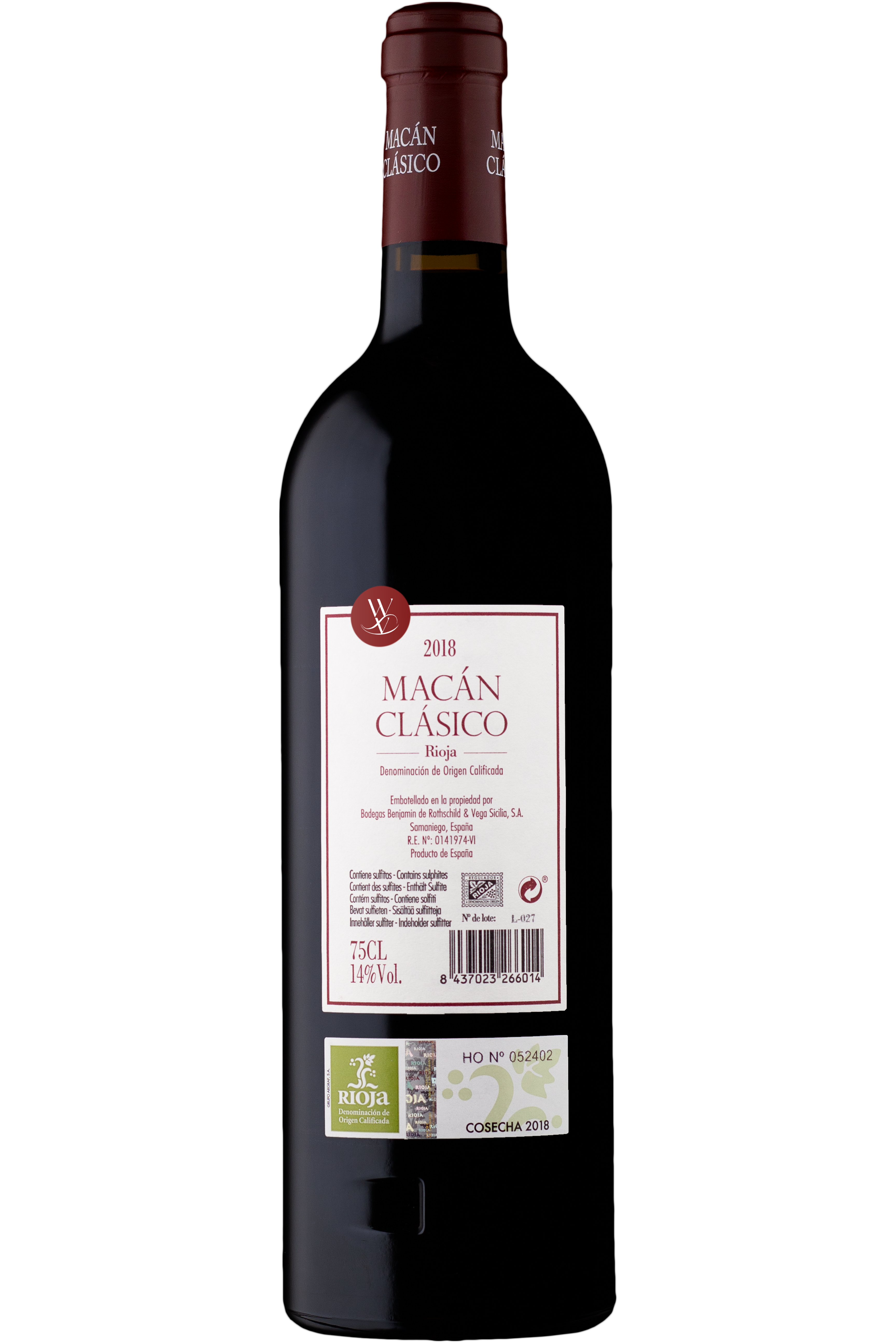 WineVins Macán Clásico Tinto 2018