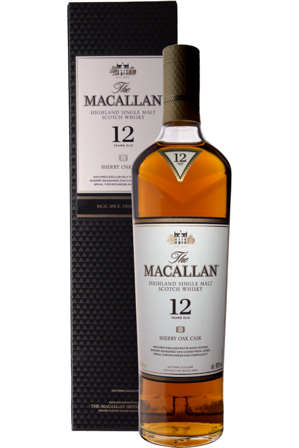 WineVins Whisky The Macallan Sherry Oak 12 Years Old