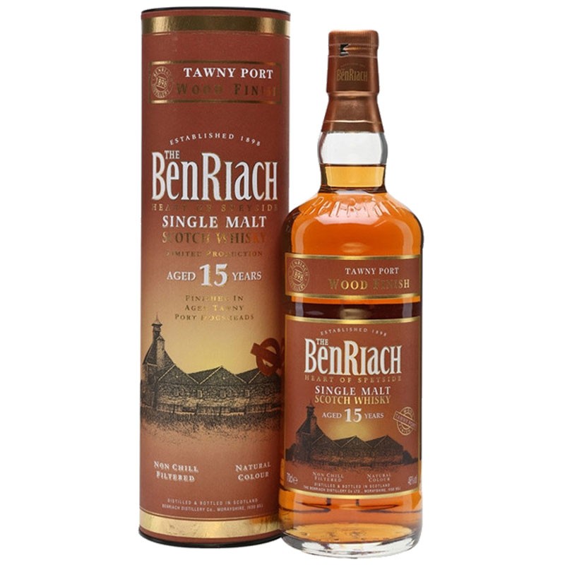 Wine Vins Benriach Whisky Port Finish 15 Anos